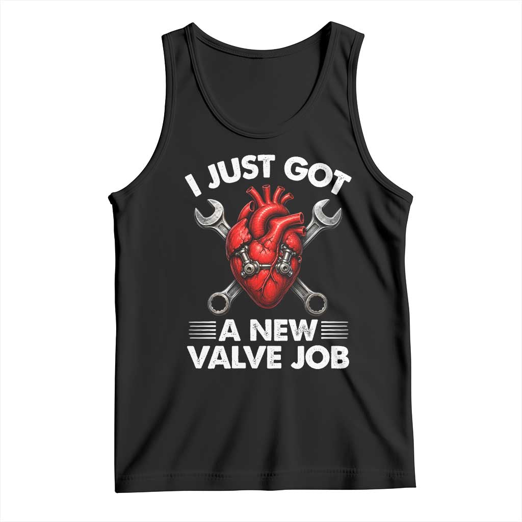 Cool Heart Surgery Survivor Tank Top Funny Valve Job Coronary Bypass Artery Open Heart Surgery