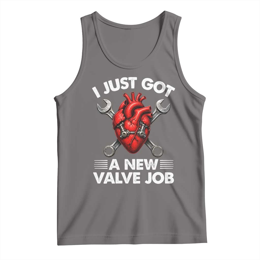 Cool Heart Surgery Survivor Tank Top Funny Valve Job Coronary Bypass Artery Open Heart Surgery