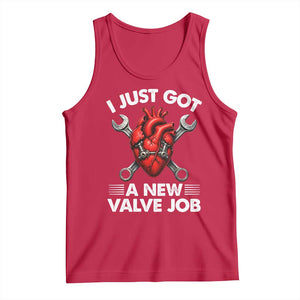 Cool Heart Surgery Survivor Tank Top Funny Valve Job Coronary Bypass Artery Open Heart Surgery
