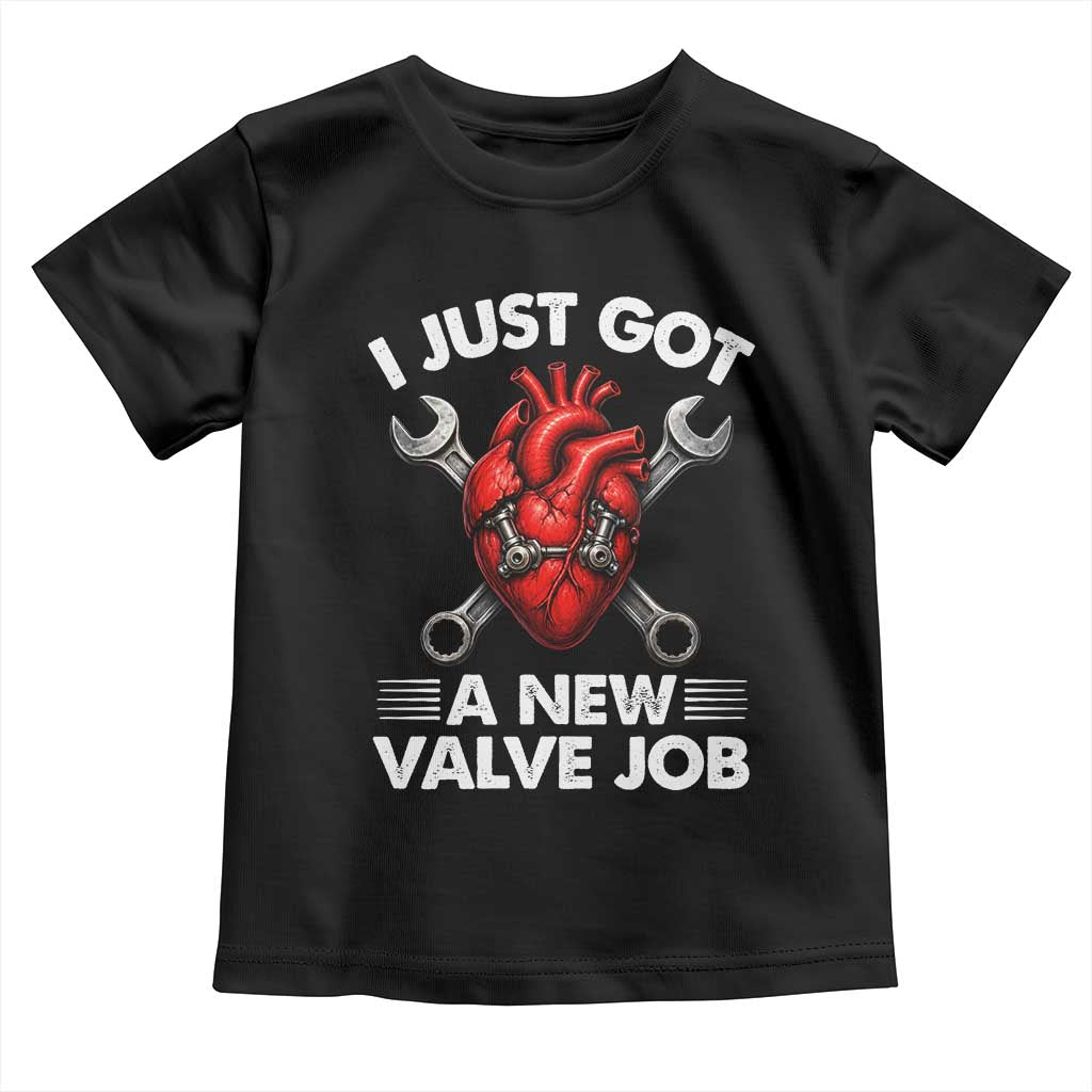Cool Heart Surgery Survivor Toddler T Shirt Funny Valve Job Coronary Bypass Artery Open Heart Surgery TS10 Black Print Your Wear