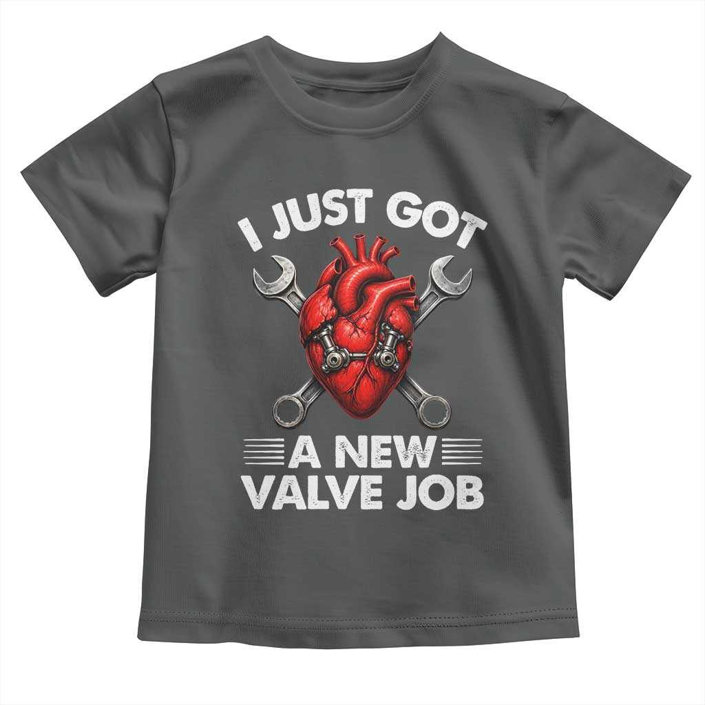 Cool Heart Surgery Survivor Toddler T Shirt Funny Valve Job Coronary Bypass Artery Open Heart Surgery