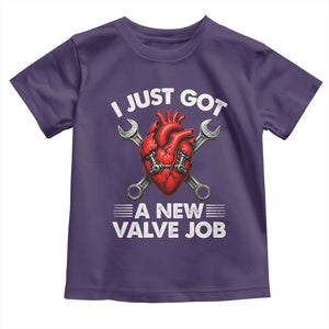 Cool Heart Surgery Survivor Toddler T Shirt Funny Valve Job Coronary Bypass Artery Open Heart Surgery