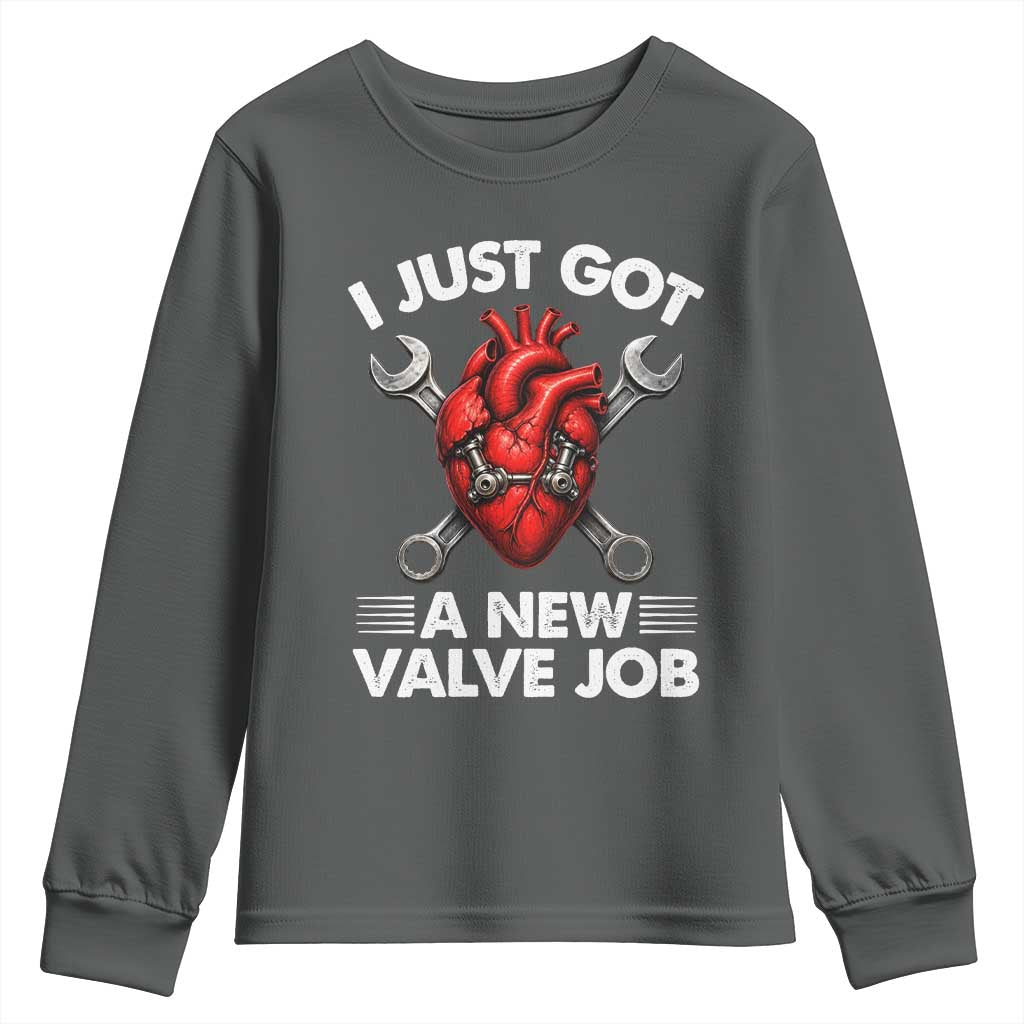 Cool Heart Surgery Survivor Youth Sweatshirt Funny Valve Job Coronary Bypass Artery Open Heart Surgery