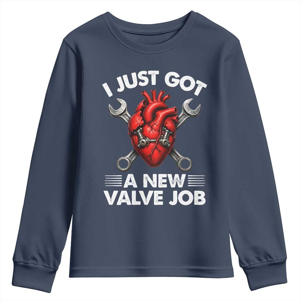 Cool Heart Surgery Survivor Youth Sweatshirt Funny Valve Job Coronary Bypass Artery Open Heart Surgery