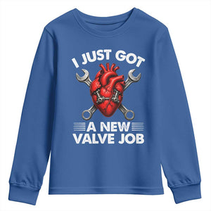 Cool Heart Surgery Survivor Youth Sweatshirt Funny Valve Job Coronary Bypass Artery Open Heart Surgery