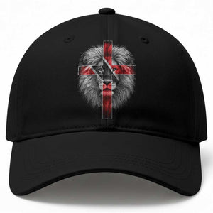 Lion of Judah Cross Trinidadian Flag Baseball Cap Christian Faith Trini Trinidad And Tobago Pride