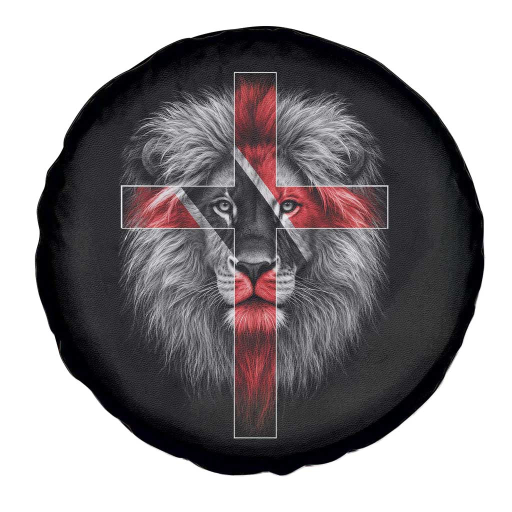 Lion of Judah Cross Trinidadian Flag Spare Tire Cover Christian Faith Trini Trinidad And Tobago Pride