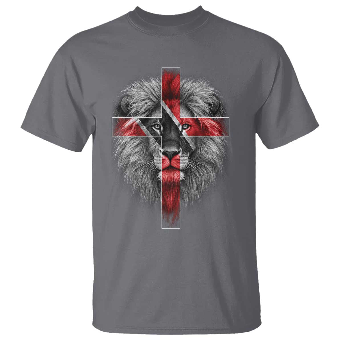 Lion of Judah Cross Trinidadian Flag T Shirt Christian Faith Trini Trinidad And Tobago Pride