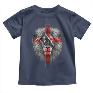 Lion of Judah Cross Trinidadian Flag Toddler T Shirt Christian Faith Trini Trinidad And Tobago Pride