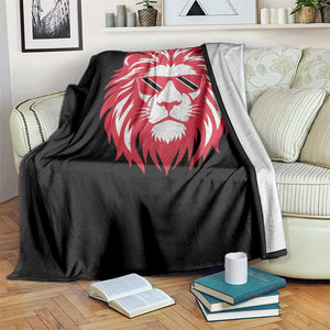 Trinidad and Tobago Lion Throw Blanket Vintage Caribbean Pride TS10 Print Your Wear