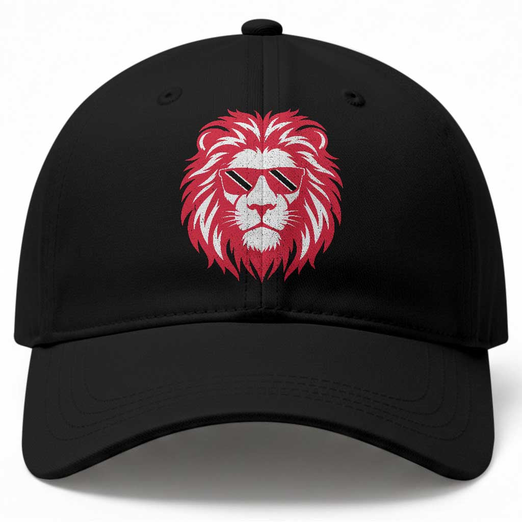 Trinidad and Tobago Lion Baseball Cap Vintage Caribbean Pride TS10 Print Your Wear
