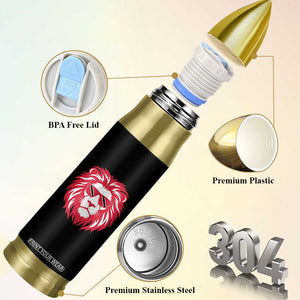 Trinidad and Tobago Lion Bullet Tumbler Vintage Caribbean Pride TS10 Print Your Wear