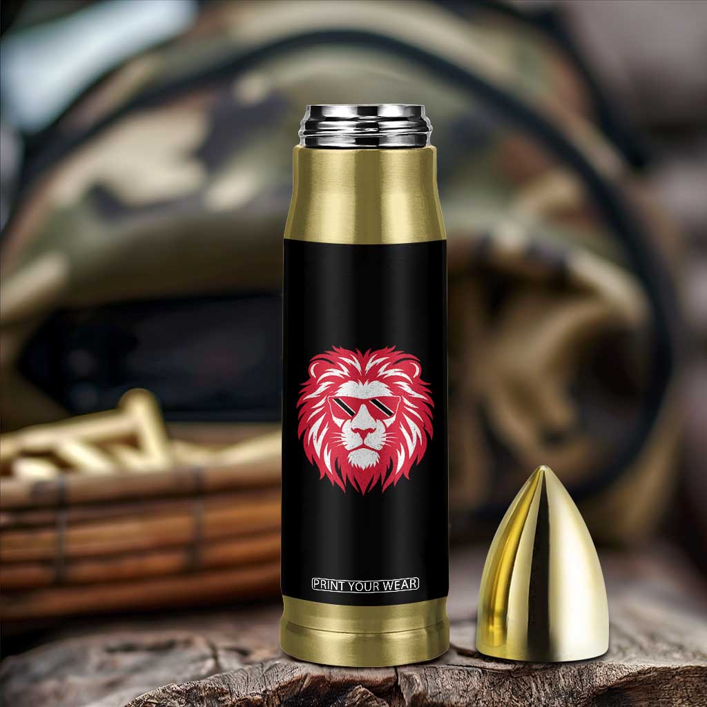 Trinidad and Tobago Lion Bullet Tumbler Vintage Caribbean Pride TS10 Print Your Wear