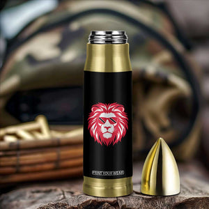 Trinidad and Tobago Lion Bullet Tumbler Vintage Caribbean Pride TS10 Print Your Wear