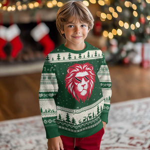 Trinidad and Tobago Lion Ugly Christmas Sweater Vintage Caribbean Pride TS10 Print Your Wear