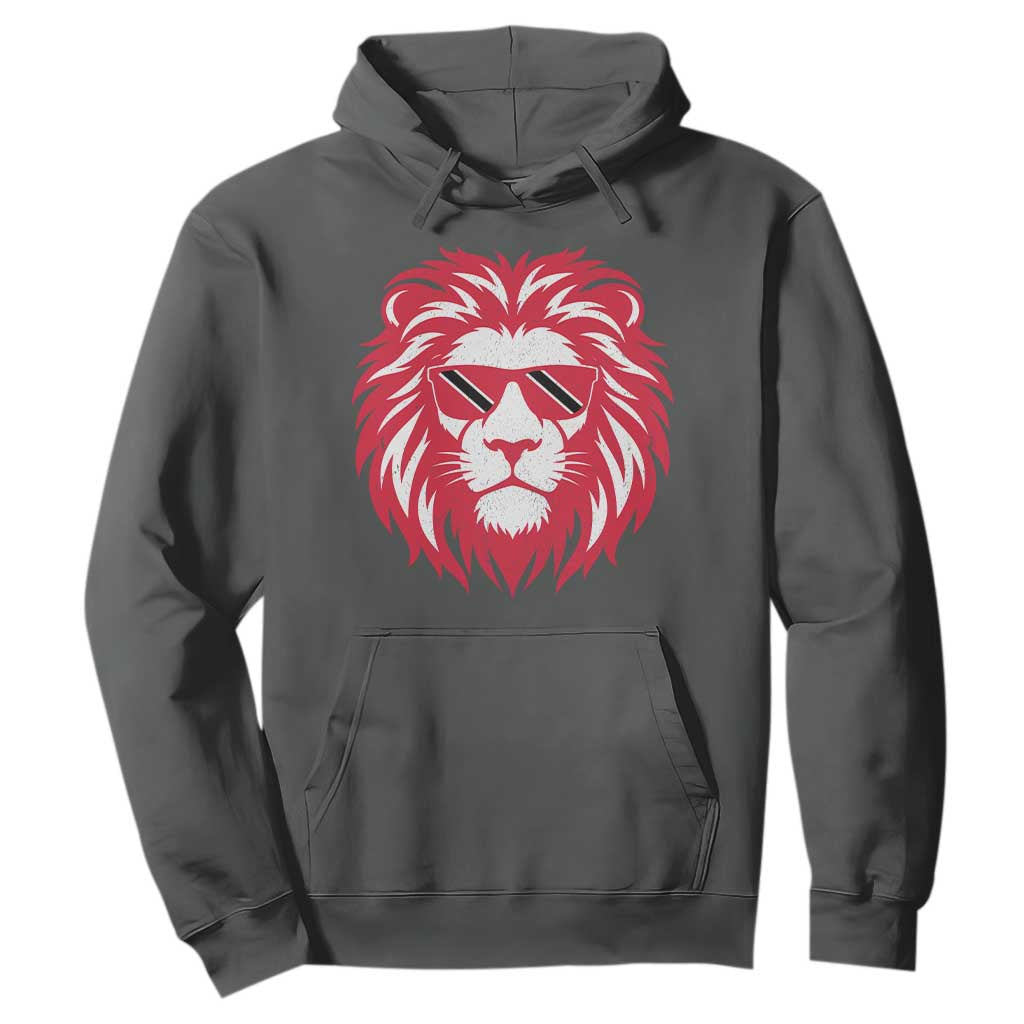 Trinidad and Tobago Lion Hoodie Vintage Caribbean Pride TS10 Dark Heather Print Your Wear