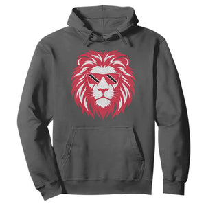 Trinidad and Tobago Lion Hoodie Vintage Caribbean Pride TS10 Dark Heather Print Your Wear