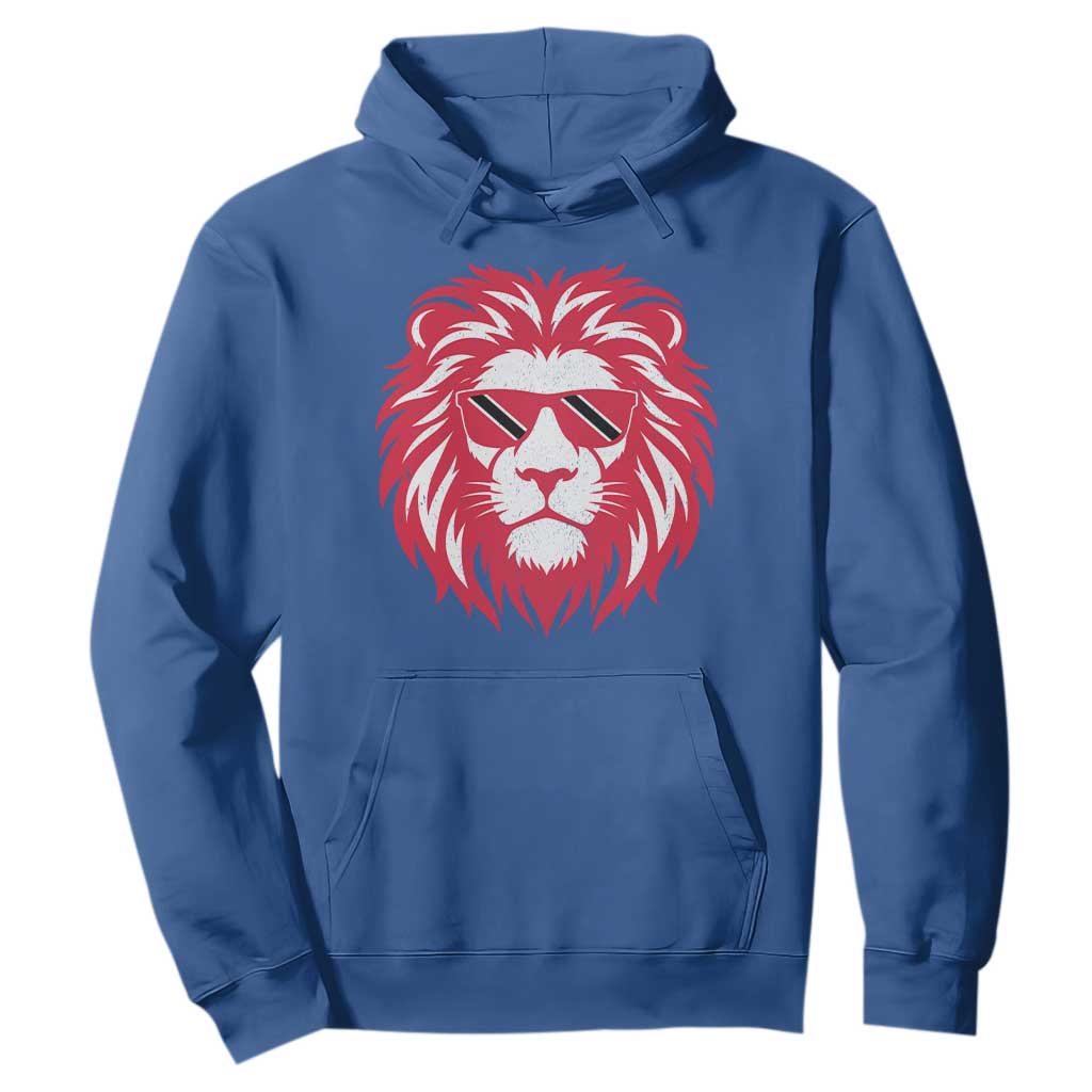 Trinidad and Tobago Lion Hoodie Vintage Caribbean Pride TS10 Royal Blue Print Your Wear
