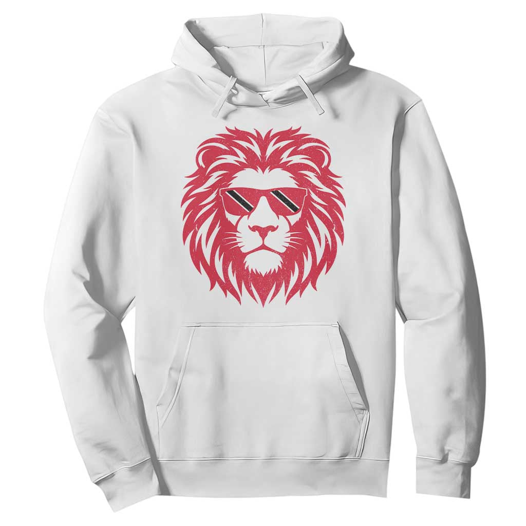 Trinidad and Tobago Lion Hoodie Vintage Caribbean Pride TS10 White Print Your Wear