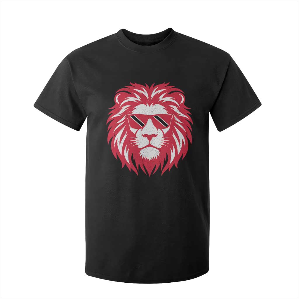 Trinidad and Tobago Lion T Shirt For Kid Vintage Caribbean Pride TS10 Black Print Your Wear
