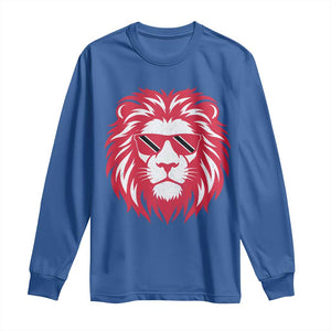 Trinidad and Tobago Lion Long Sleeve Shirt Vintage Caribbean Pride TS10 Royal Blue Print Your Wear