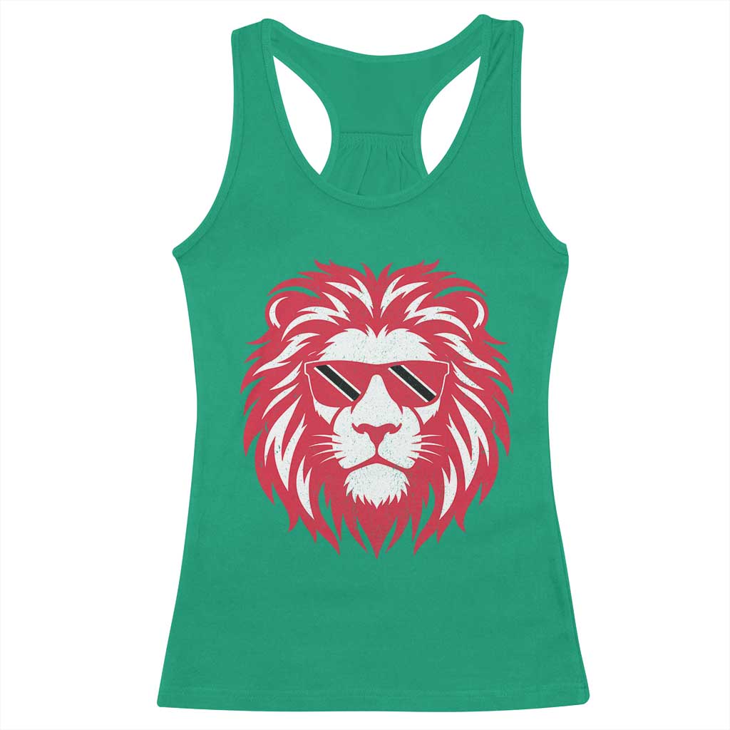 Trinidad and Tobago Lion Racerback Tank Top Vintage Caribbean Pride TS10 Irish Green Print Your Wear