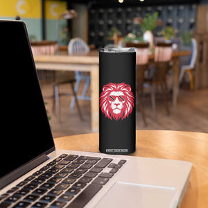Trinidad and Tobago Lion Skinny Tumbler Vintage Caribbean Pride TS10 Print Your Wear