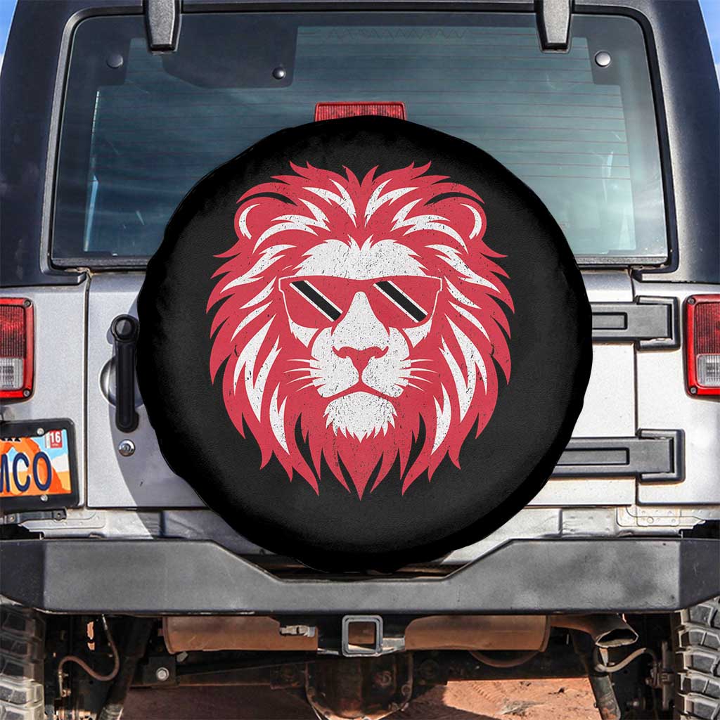 Trinidad and Tobago Lion Spare Tire Cover Vintage Caribbean Pride TS10 No hole Black Print Your Wear