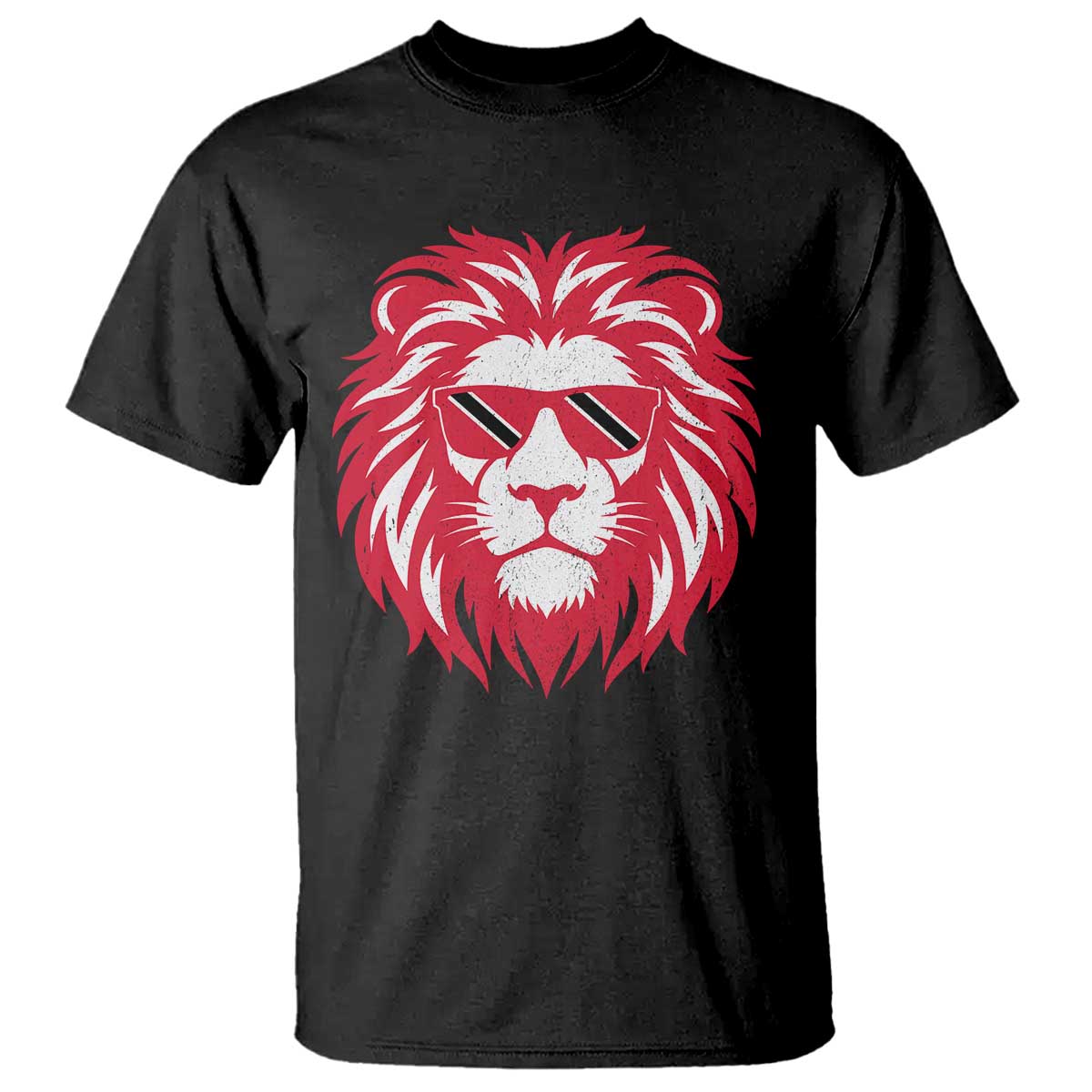 Trinidad and Tobago Lion T Shirt Vintage Caribbean Pride TS10 Black Print Your Wear