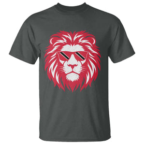 Trinidad and Tobago Lion T Shirt Vintage Caribbean Pride TS10 Dark Heather Print Your Wear