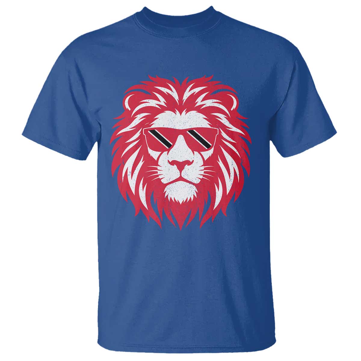 Trinidad and Tobago Lion T Shirt Vintage Caribbean Pride TS10 Royal Blue Print Your Wear