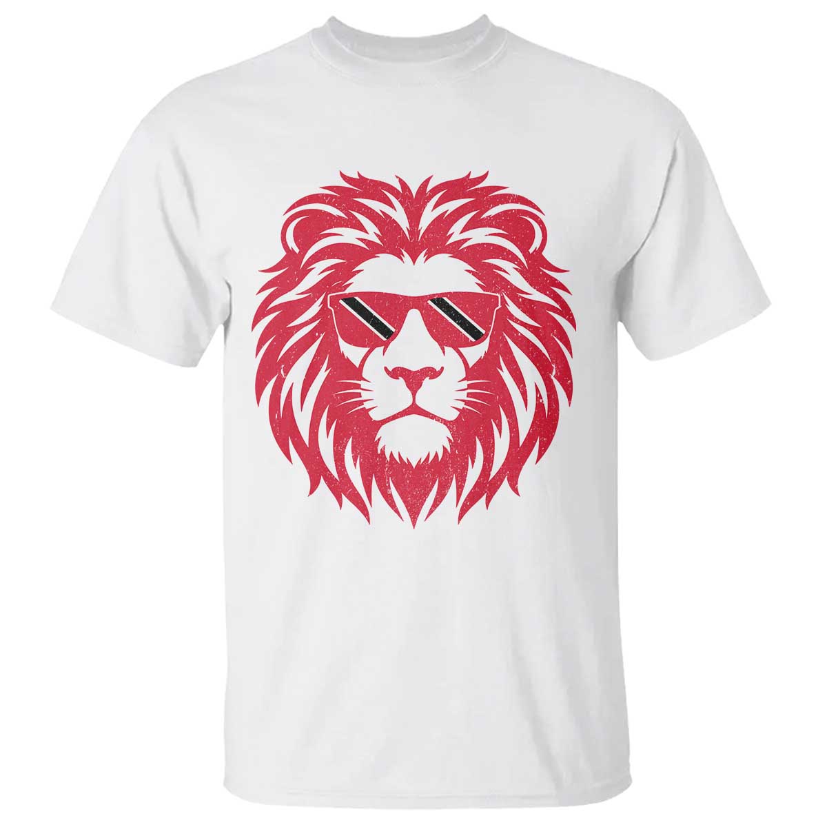 Trinidad and Tobago Lion T Shirt Vintage Caribbean Pride TS10 White Print Your Wear