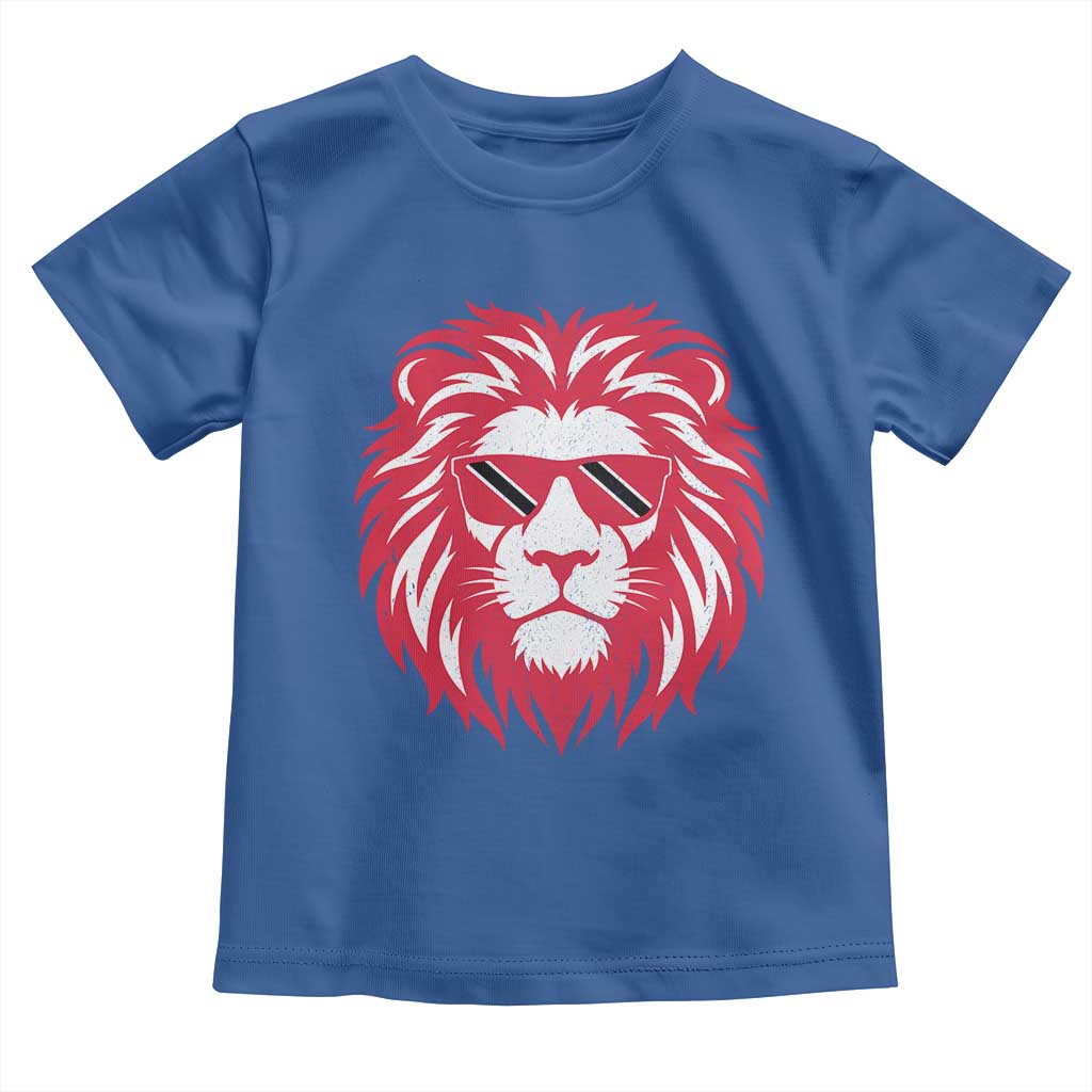 Trinidad and Tobago Lion Toddler T Shirt Vintage Caribbean Pride TS10 Royal Blue Print Your Wear