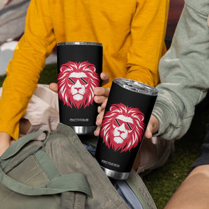 Trinidad and Tobago Lion Tumbler Cup Vintage Caribbean Pride TS10 Print Your Wear