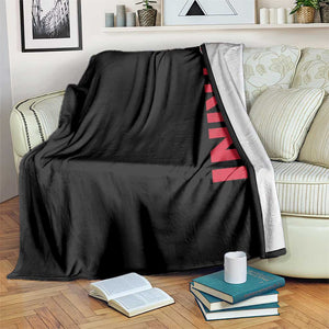 Vintage Trini Throw Blanket Trinidad and Tobago Flag Minimalist Patriotic Caribbean Pride TS10 Print Your Wear