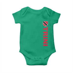Vintage Trini Baby Onesie Trinidad and Tobago Flag Minimalist Patriotic Caribbean Pride TS10 Irish Green Print Your Wear