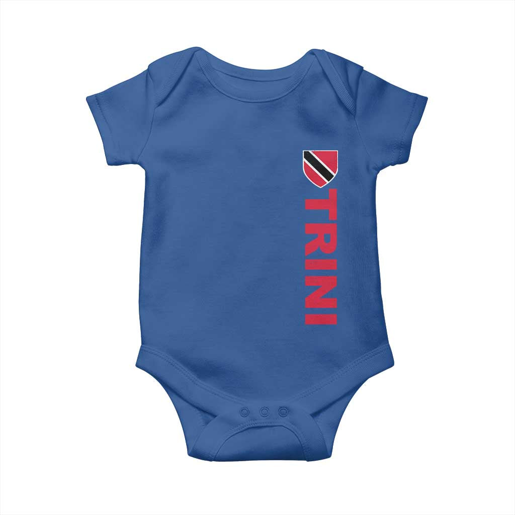 Vintage Trini Baby Onesie Trinidad and Tobago Flag Minimalist Patriotic Caribbean Pride TS10 Royal Blue Print Your Wear