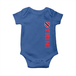 Vintage Trini Baby Onesie Trinidad and Tobago Flag Minimalist Patriotic Caribbean Pride TS10 Royal Blue Print Your Wear