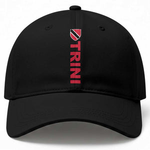 Vintage Trini Baseball Cap Trinidad and Tobago Flag Minimalist Patriotic Caribbean Pride TS10 Print Your Wear