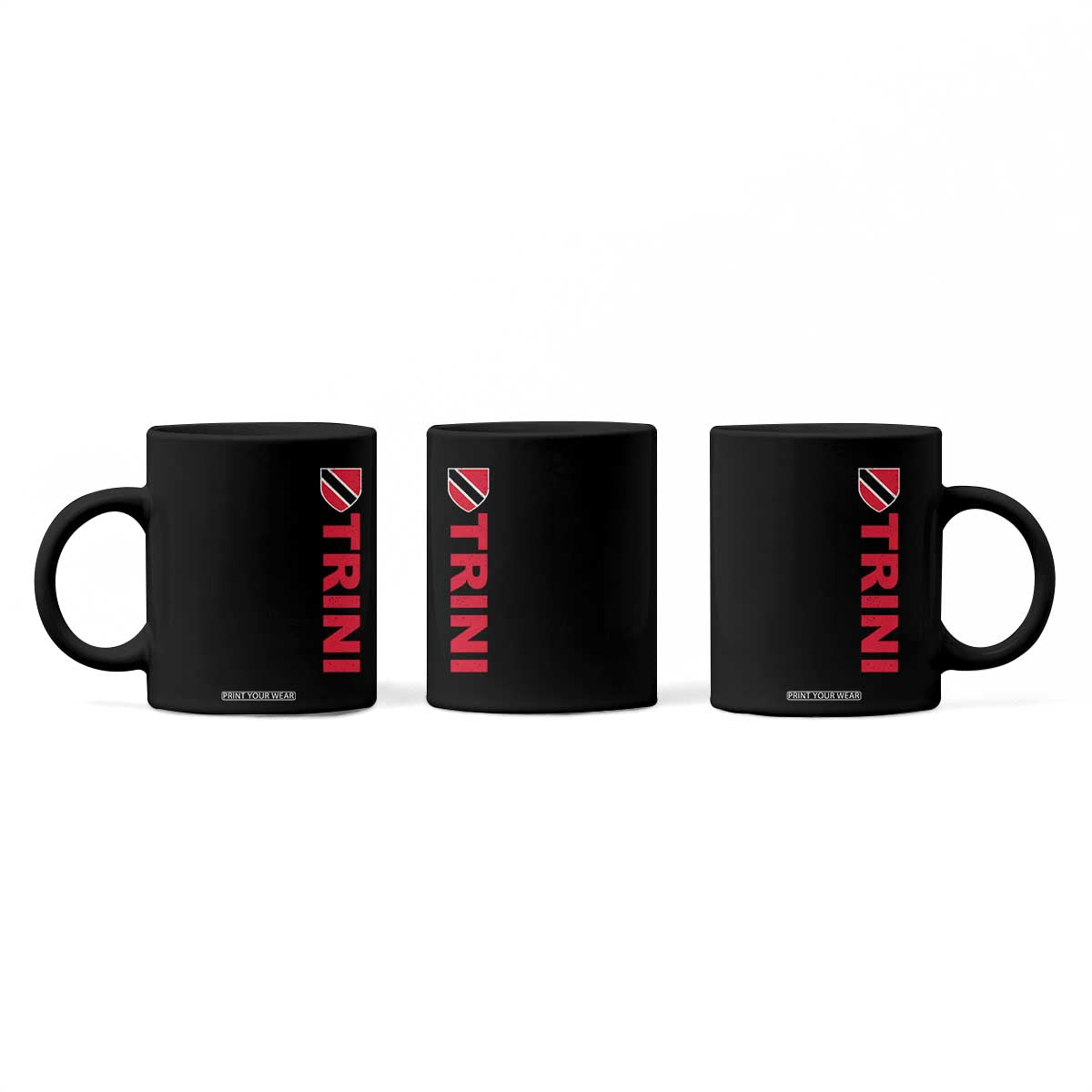 Vintage Trini Coffee Mug Trinidad and Tobago Flag Minimalist Patriotic Caribbean Pride TS10 Print Your Wear