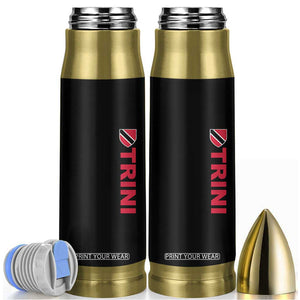 Vintage Trini Bullet Tumbler Trinidad and Tobago Flag Minimalist Patriotic Caribbean Pride TS10 Black Print Your Wear