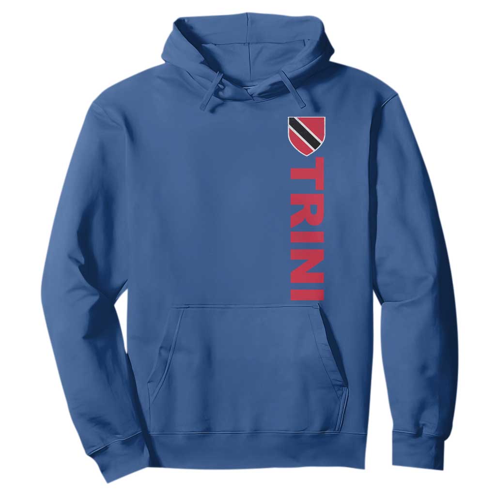 Vintage Trini Hoodie Trinidad and Tobago Flag Minimalist Patriotic Caribbean Pride TS10 Royal Blue Print Your Wear