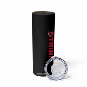 Vintage Trini Skinny Tumbler Trinidad and Tobago Flag Minimalist Patriotic Caribbean Pride TS10 Print Your Wear