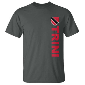 Vintage Trini T Shirt Trinidad and Tobago Flag Minimalist Patriotic Caribbean Pride TS10 Dark Heather Print Your Wear