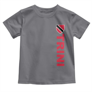 Vintage Trini Toddler T Shirt Trinidad and Tobago Flag Minimalist Patriotic Caribbean Pride TS10 Charcoal Print Your Wear