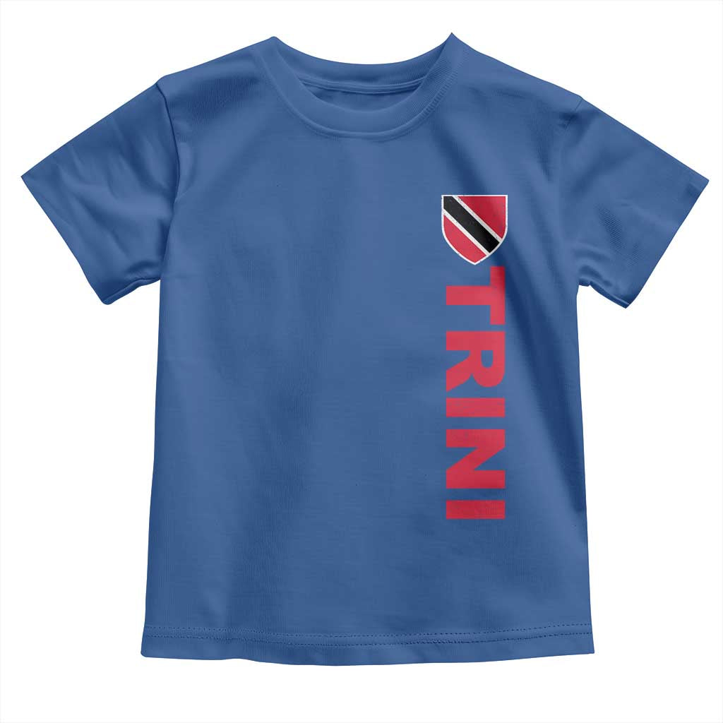 Vintage Trini Toddler T Shirt Trinidad and Tobago Flag Minimalist Patriotic Caribbean Pride TS10 Royal Blue Print Your Wear
