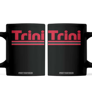 Retro Trini Coffee Mug Trinidad and Tobago Flag Caribbean Pride Heritage Gift TS10 Black Print Your Wear