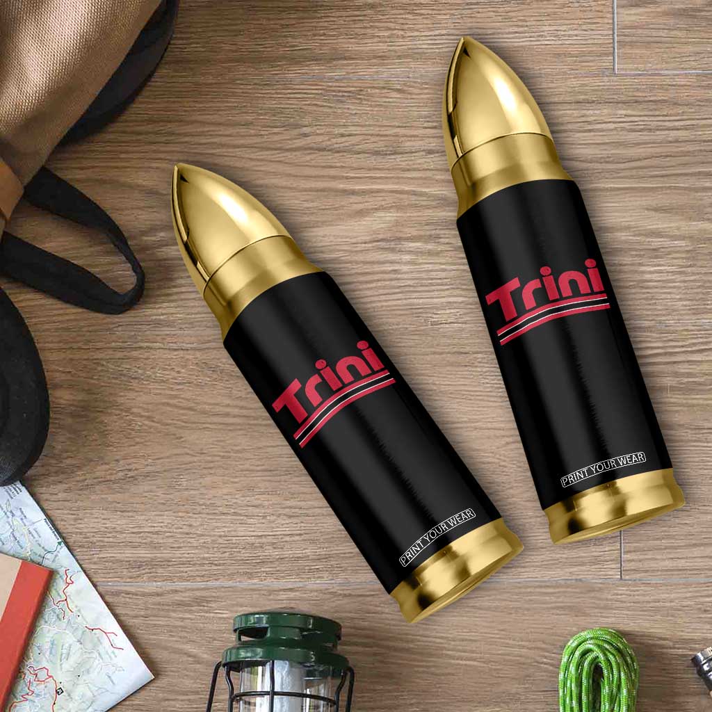 Retro Trini Bullet Tumbler Trinidad and Tobago Flag Caribbean Pride Heritage Gift TS10 Print Your Wear