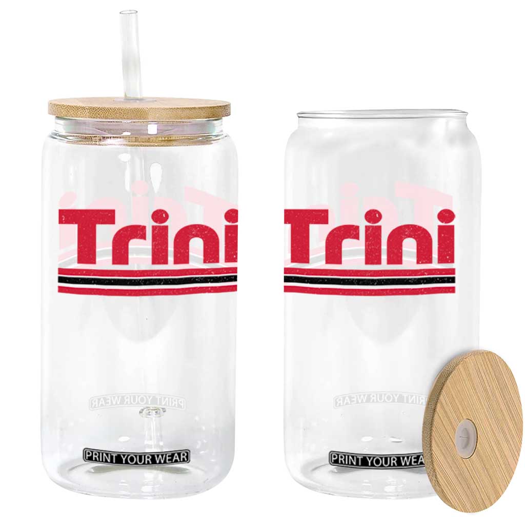Retro Trini Glass Can Trinidad and Tobago Flag Caribbean Pride Heritage Gift TS10 Print Your Wear