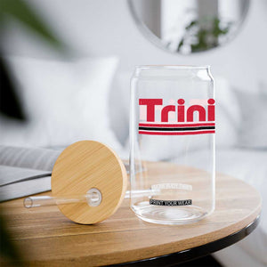 Retro Trini Glass Can Trinidad and Tobago Flag Caribbean Pride Heritage Gift TS10 Print Your Wear